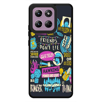 Stranger Things Collage Motorola Moto G Stylus 2026 Case