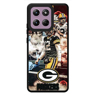 Green Bay Packers Aaron Rodgers Collage Motorola Moto G Stylus 2026 Case