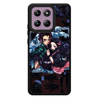 Kimetsu No Yaiba Tanjiro Protecting Nezuko Motorola Moto G Stylus 2026 Case