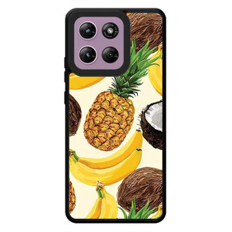 Pineapple Banana Coconut art Motorola Moto G Stylus 2026 Case