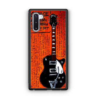 george harrisons gretsch Samsung Galaxy Note 10 Case