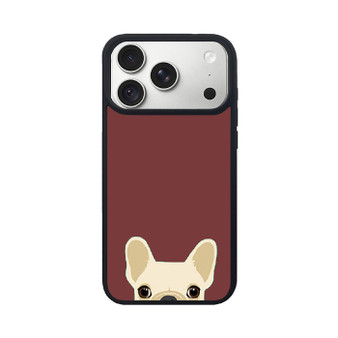 Cute French Bulldog Dark Red iPhone 18 Pro/ iPhone 18 Pro Max Case