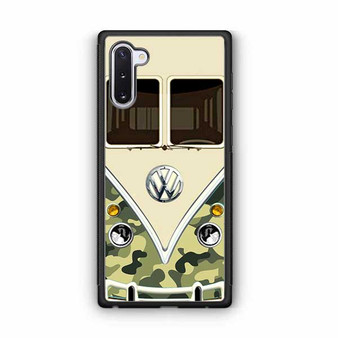 green camo vw retro bus Samsung Galaxy Note 10 Case