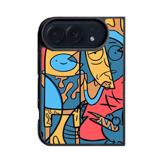 Adventure time rick and morty iPhone Duo Case 1