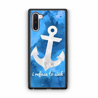 I refuse to sink Samsung Galaxy Note 10 Case