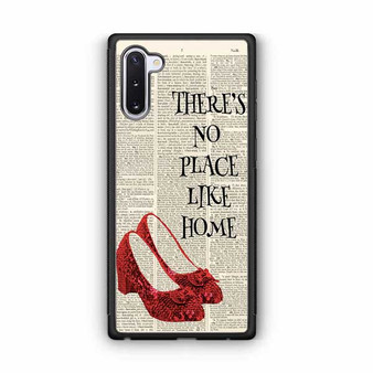 Wizard of Oz quote there no place like home Samsung Galaxy Note 10 Case