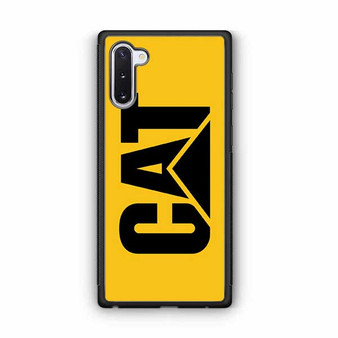 yellow caterpillar logo Samsung Galaxy Note 10 Case