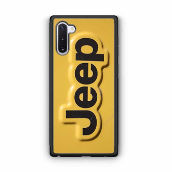 Yellow Jeep Plat Samsung Galaxy Note 10 Case