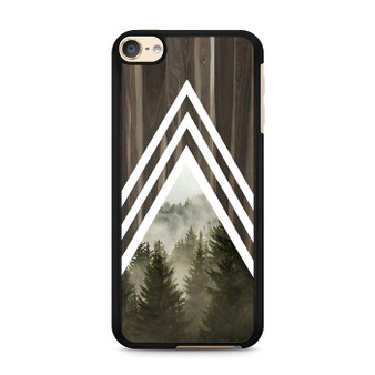 Chevron in Forest 1 iPod Touch 6 Case