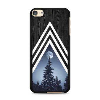 Chevron in Night Forest 2 iPod Touch 6 Case