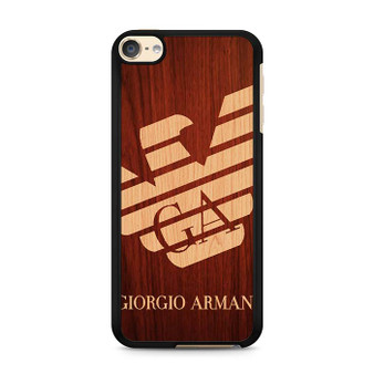 giorgio armani wood iPod Touch 6 Case