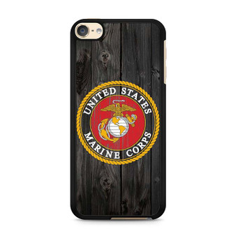 US Marine Corps in Wood Art iPod Touch 6 Case