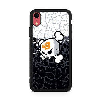block skull iPhone XR Case