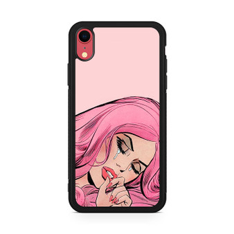 Crying Girl Pink iPhone XR Case