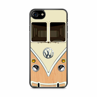 light wood vw retro bus iPhone SE 2020 Case