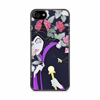 Maleficent evil face floral iPhone SE 2020 Case