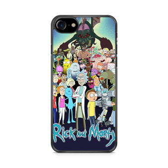 Rick And Morty All Character iPhone SE 2020 Case