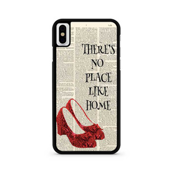 Wizard of Oz quote there no place like home iPhone X / XS | iPhone XS Max Case