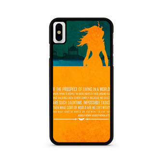 Wonder Woman Quote iPhone X / XS | iPhone XS Max Case