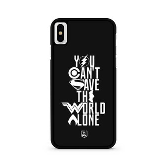 You Cant Save The World Alone Justice League iPhone X / XS | iPhone XS Max Case