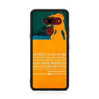 Wonder Woman Quote LG V50 ThinQ 5G Case