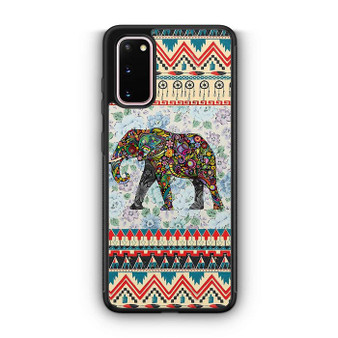 Aztec Elephant Vintage Floral Samsung Galaxy S20 5G Case