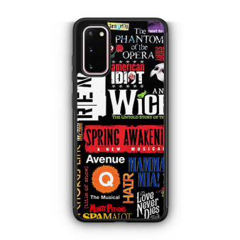 brodway musical collage Samsung Galaxy S20 5G Case