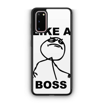 like a boss meme Samsung Galaxy S20 5G Case