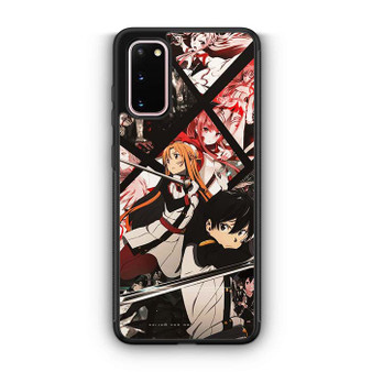 Sword Art Online Kirito & Asuna In Comic Art Samsung Galaxy S20 5G Case