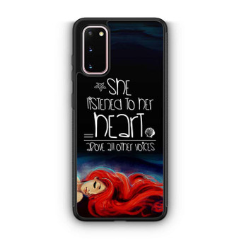 The Little Mermaid Listened Her Heart Samsung Galaxy S20 5G Case