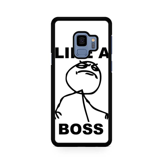 like a boss meme Samsung Galaxy S9 | S9+ Case