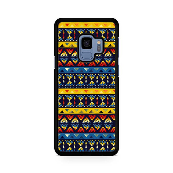 Yellow and Blue Tribal Pattern Samsung Galaxy S9 | S9+ Case