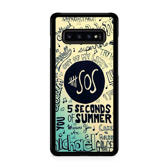 5 Seconds of summer poster art Samsung Galaxy S10 | S10 5G | S10+ | S10E | S10 Lite Case
