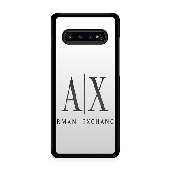 armani exchange white Samsung Galaxy S10 | S10 5G | S10+ | S10E | S10 Lite Case