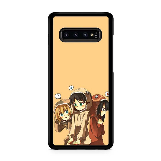 Attack On Titan Chibi Samsung Galaxy S10 | S10 5G | S10+ | S10E | S10 Lite Case