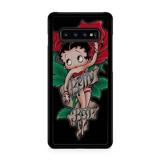 Betty Boop Red Rose Samsung Galaxy S10 | S10 5G | S10+ | S10E | S10 Lite Case