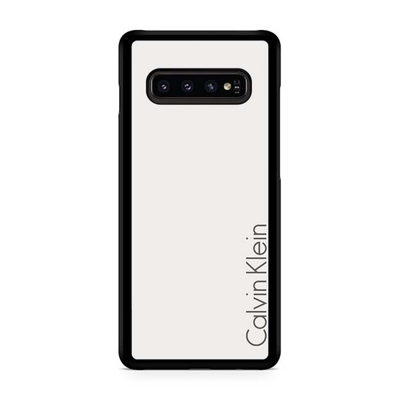 Calvin Klein White Bone Samsung Galaxy S10 | S10 5G | S10+ | S10E | S10 Lite Case