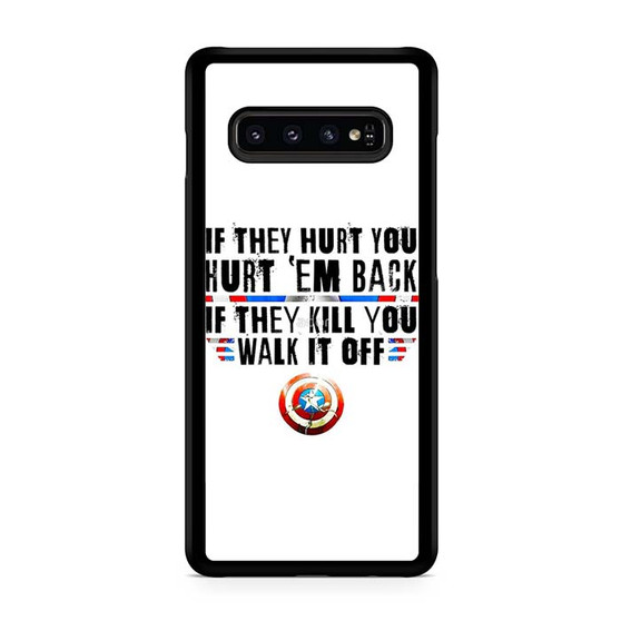 Captain America's Quote Samsung Galaxy S10 | S10 5G | S10+ | S10E | S10 Lite Case