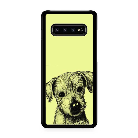 cute puppy sketch Samsung Galaxy S10 | S10 5G | S10+ | S10E | S10 Lite Case