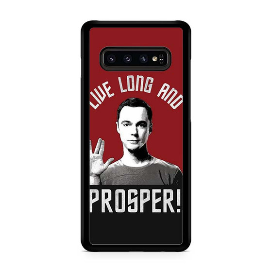 Live Long And Prosper Star trek the big bang theory Samsung Galaxy S10 | S10 5G | S10+ | S10E | S10 Lite Case