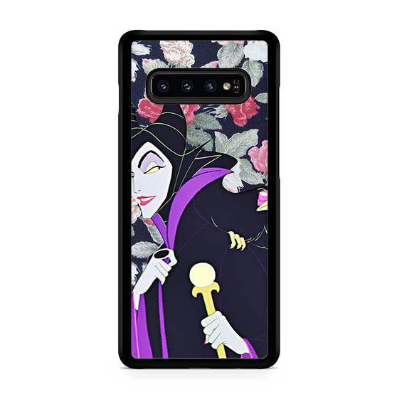 Maleficent evil face floral Samsung Galaxy S10 | S10 5G | S10+ | S10E | S10 Lite Case