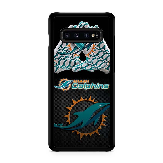 miami dolphins receiver gloves Samsung Galaxy S10 | S10 5G | S10+ | S10E | S10 Lite Case