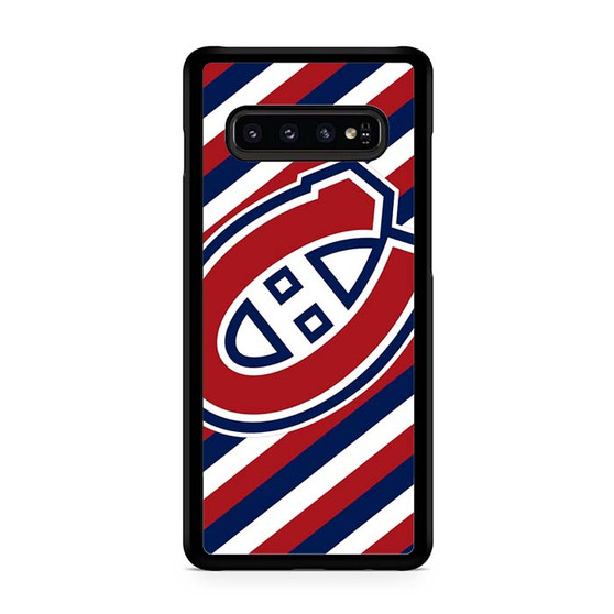 Montreal Canadiens Strips Samsung Galaxy S10 | S10 5G | S10+ | S10E | S10 Lite Case
