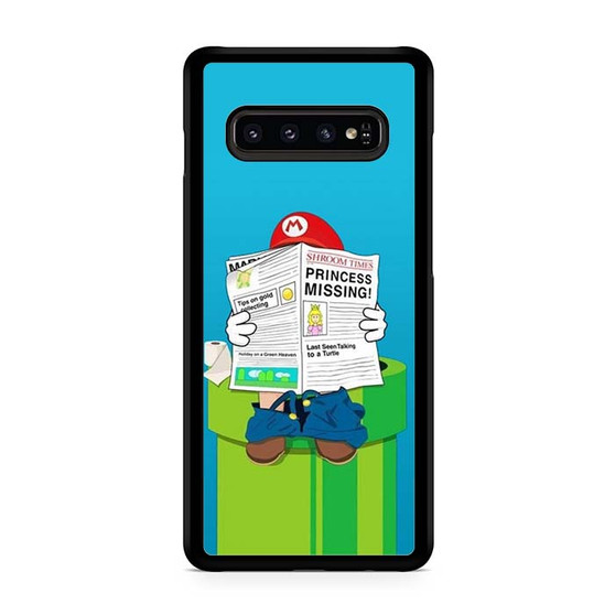 Nintendo supermario missing princess Samsung Galaxy S10 | S10 5G | S10+ | S10E | S10 Lite Case