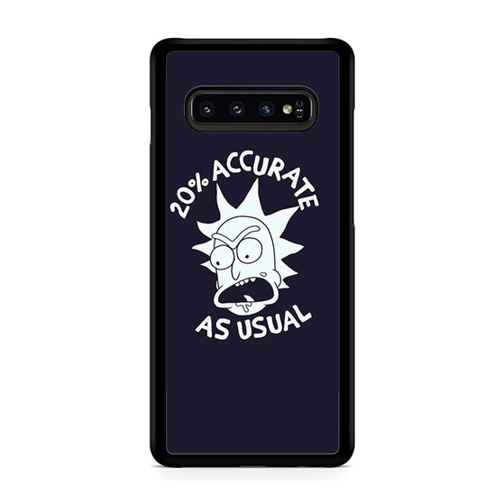 Rick and Morty 20 Persen Accurate GT Samsung Galaxy S10 | S10 5G | S10+ | S10E | S10 Lite Case
