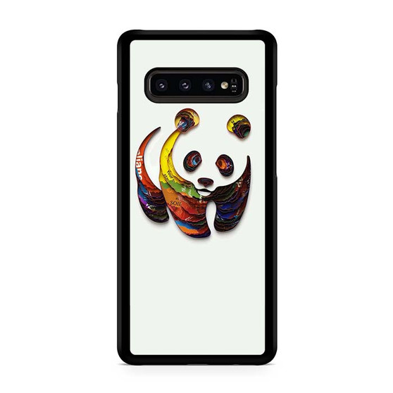 WWF Panda Colour Pattern Samsung Galaxy S10 | S10 5G | S10+ | S10E | S10 Lite Case