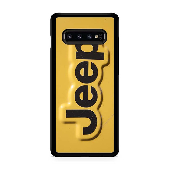 Yellow Jeep Plat Samsung Galaxy S10 | S10 5G | S10+ | S10E | S10 Lite Case