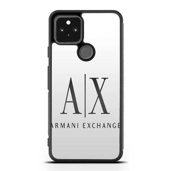 Armani exchange white Google Pixel 5 | Pixel 5a With 5G Case
