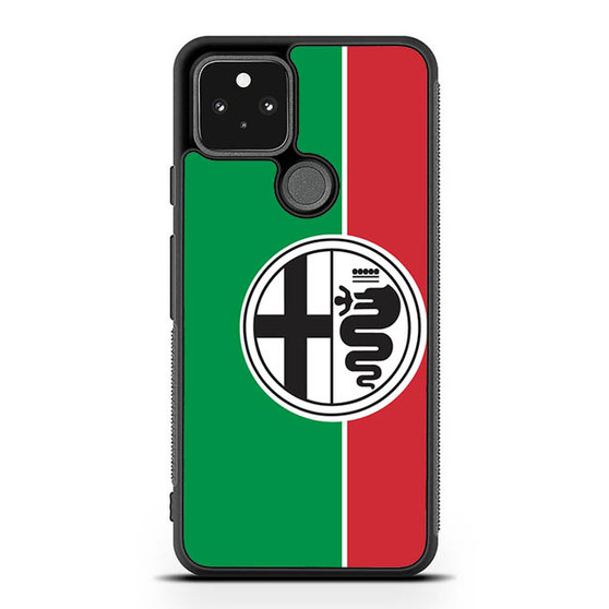 Green White Alfa Romeo Google Pixel 5 | Pixel 5a With 5G Case