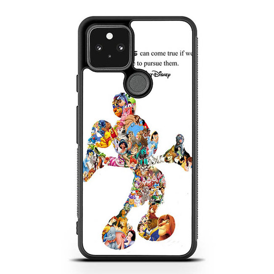 Mickey Mouse Character Montage Google Pixel 5 | Pixel 5a With 5G Case Mickey Mouse Character Montage Google Pixel 5 | Pixel 5a With 5G Case